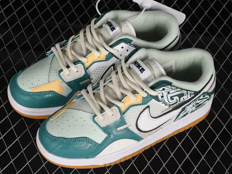 All categories Nk SB Dunk series Nk SB Dunk Low low-top skate shoes Nk Dunk Scrap stitching low-top skate shoes DH7450-100